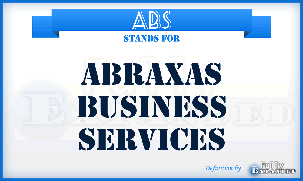ABS - Abraxas Business Services