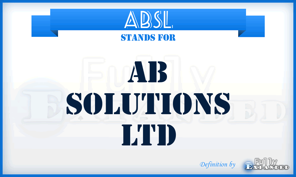 ABSL - AB Solutions Ltd