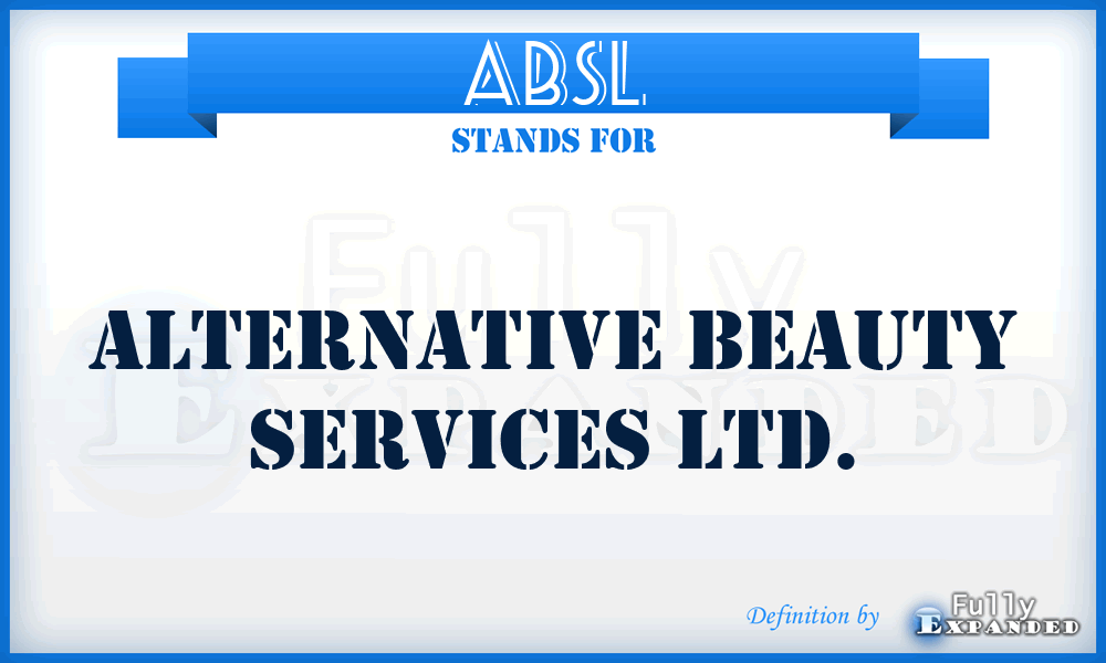 ABSL - Alternative Beauty Services Ltd.