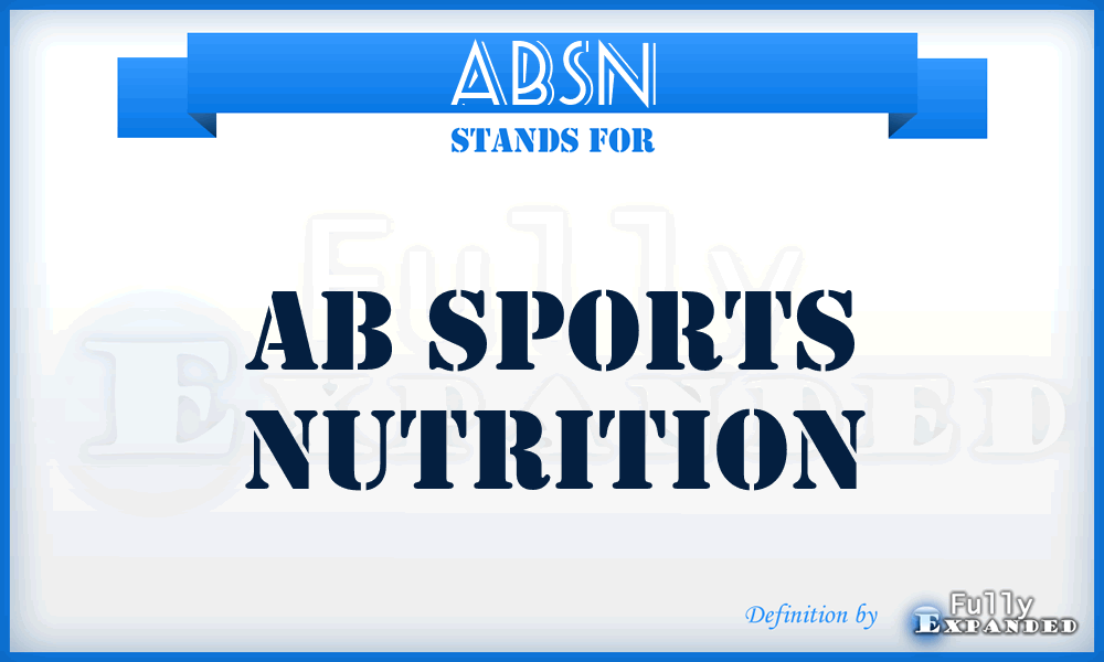 ABSN - AB Sports Nutrition