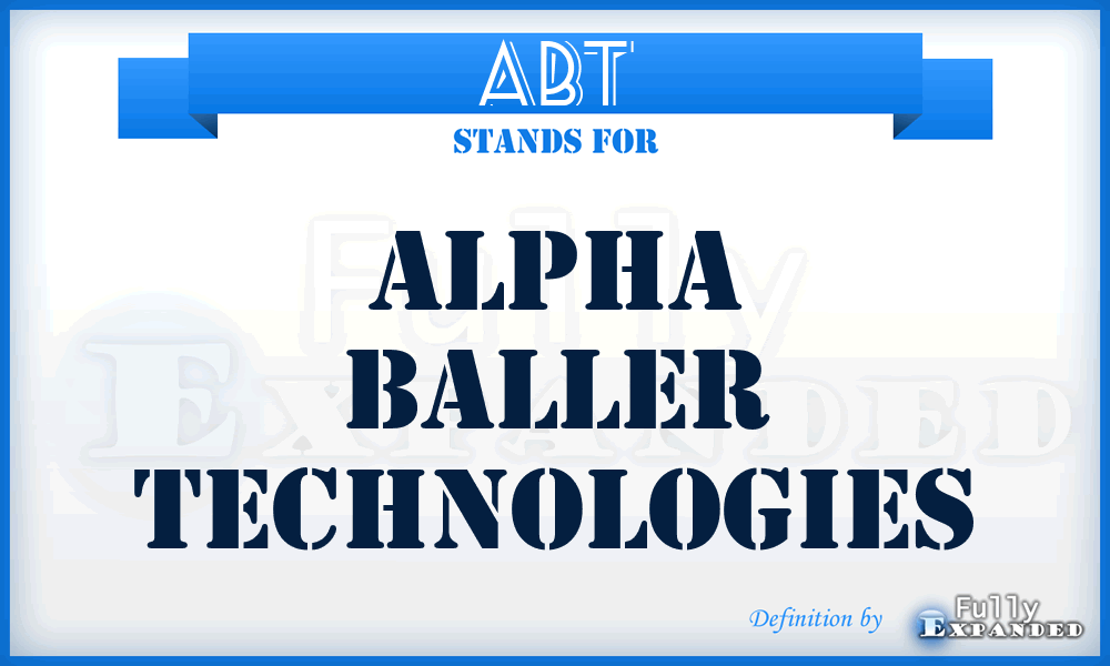 ABT - Alpha Baller Technologies