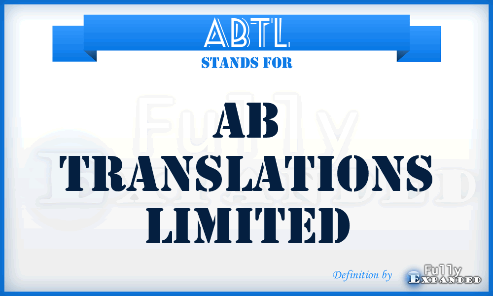 ABTL - AB Translations Limited
