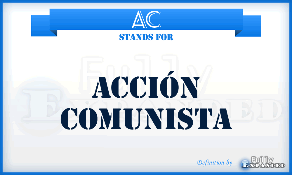 AC - Acción Comunista