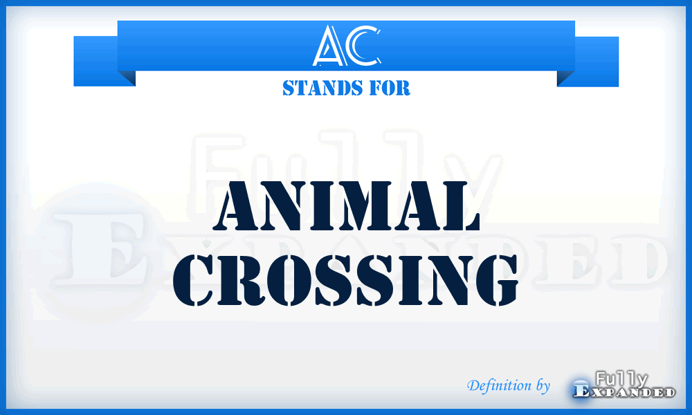 AC - Animal Crossing