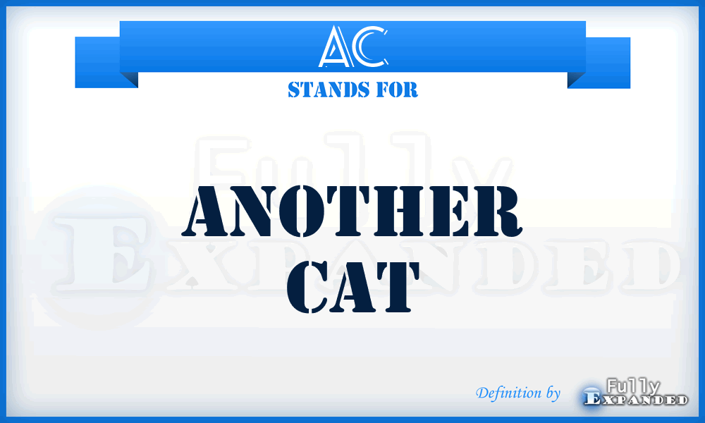 AC - Another Cat