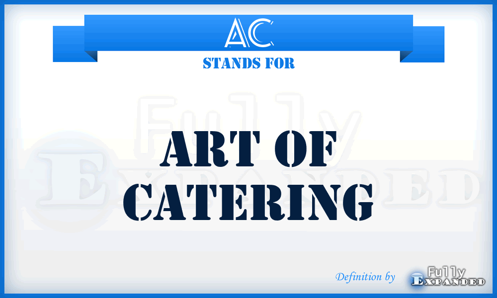 AC - Art of Catering