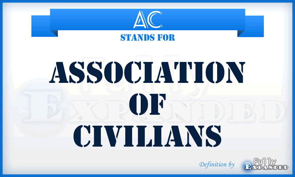 AC - Association of Civilians
