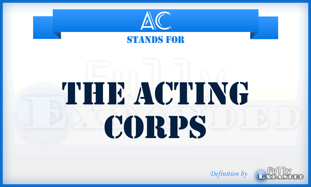 AC - The Acting Corps