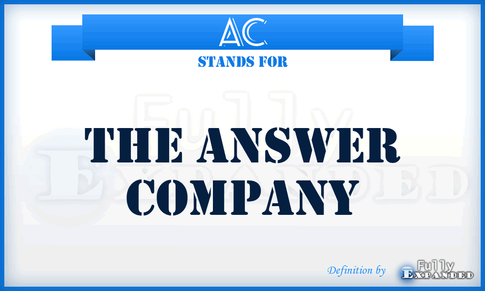 AC - The Answer Company