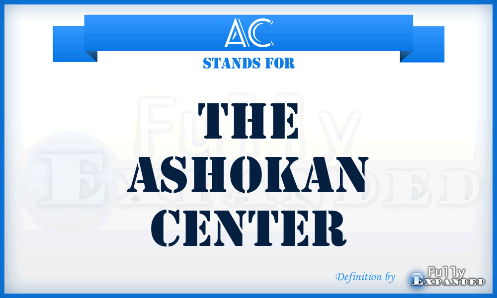 AC - The Ashokan Center