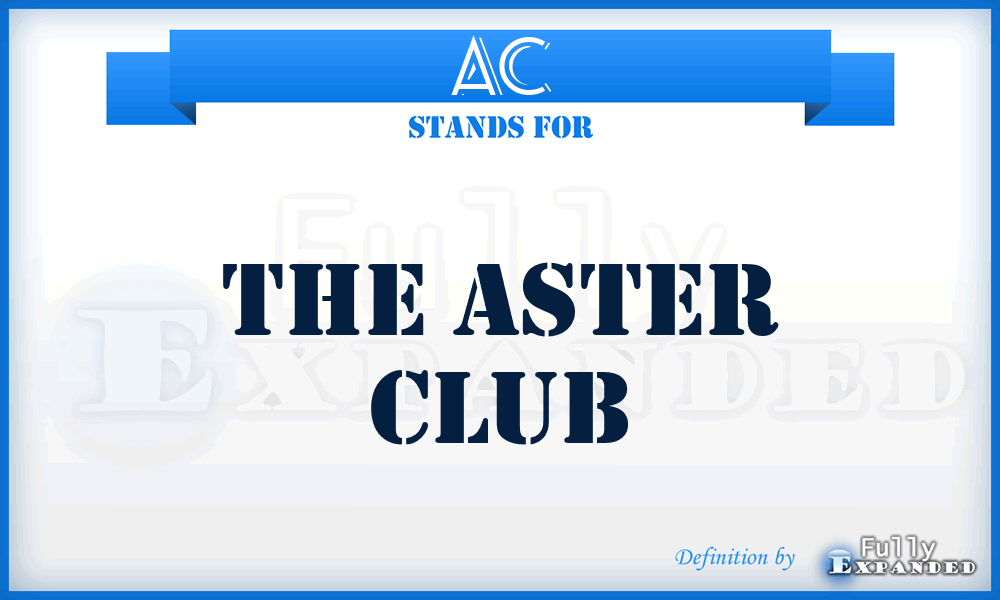 AC - The Aster Club