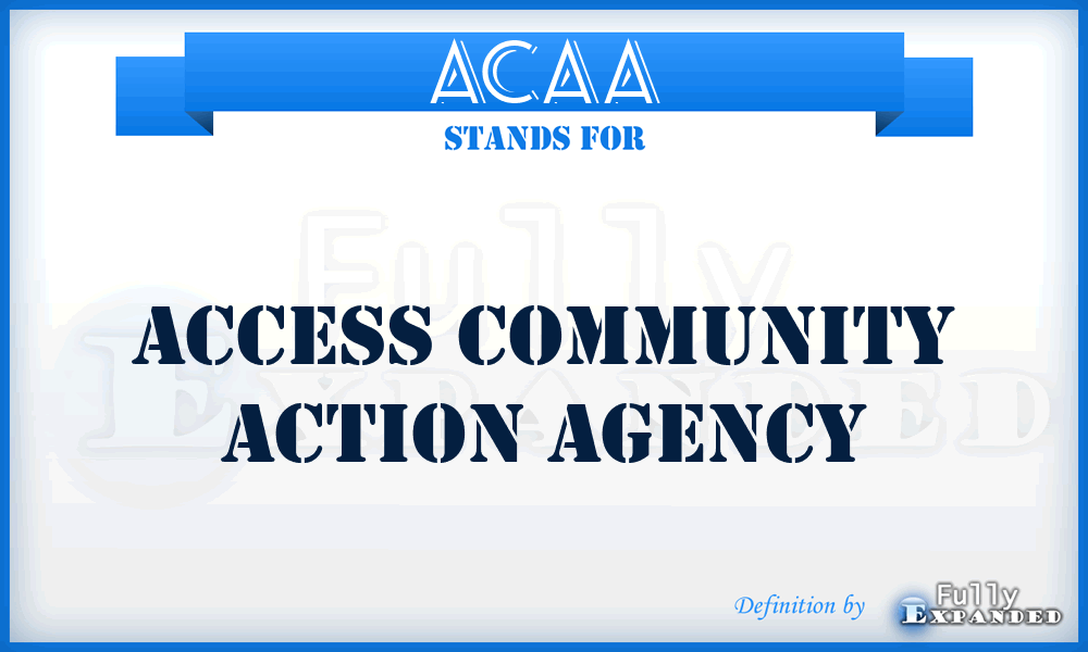 ACAA - Access Community Action Agency