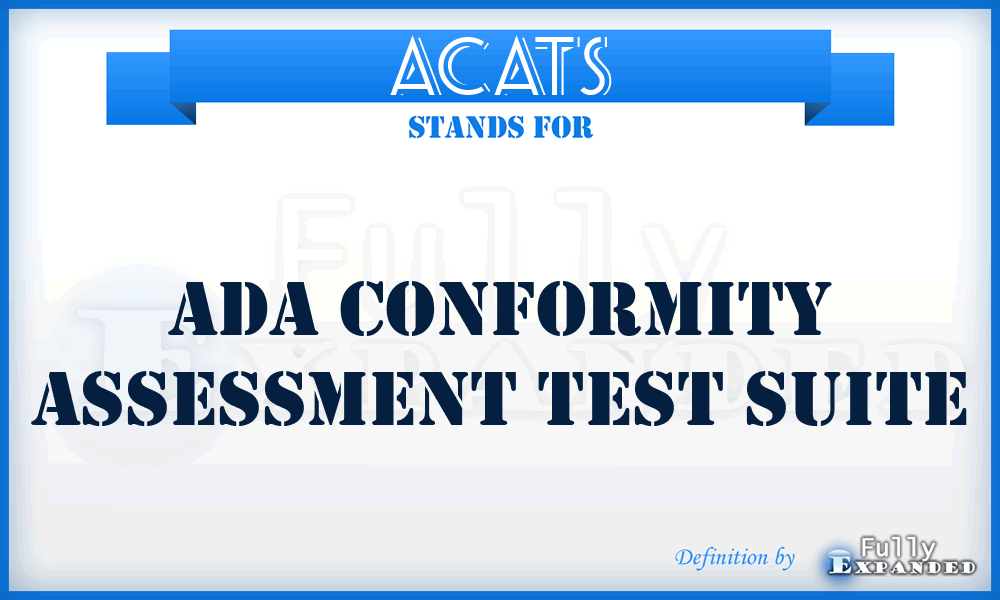 ACATS - Ada Conformity Assessment Test Suite