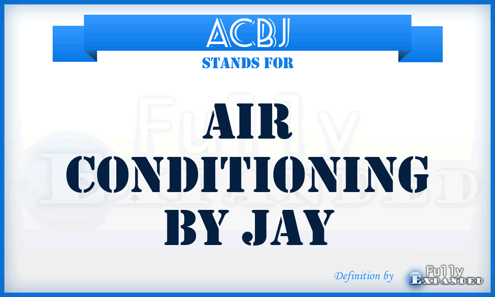 ACBJ - Air Conditioning By Jay