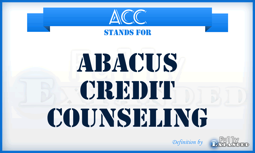 ACC - Abacus Credit Counseling