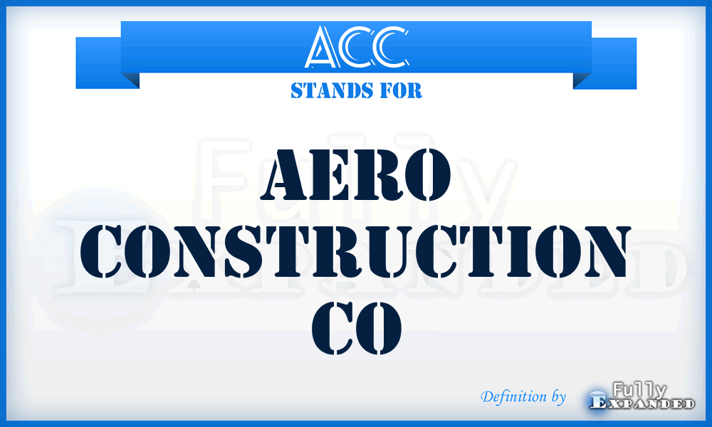 ACC - Aero Construction Co