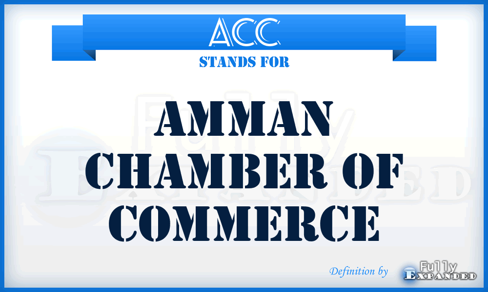 ACC - Amman Chamber of Commerce