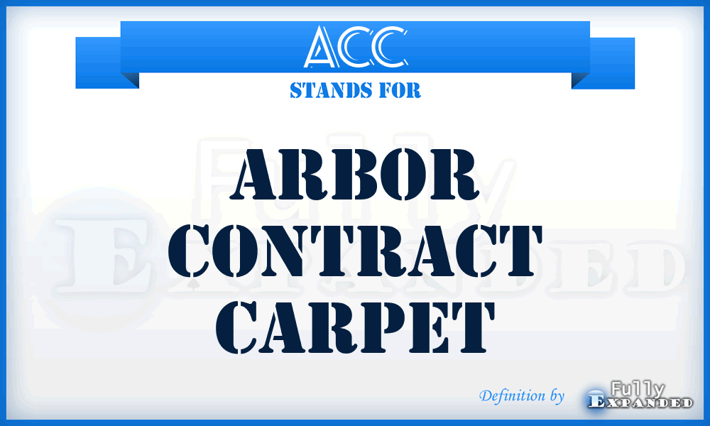 ACC - Arbor Contract Carpet