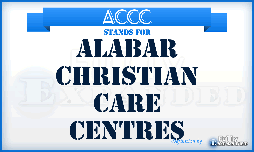 ACCC - Alabar Christian Care Centres