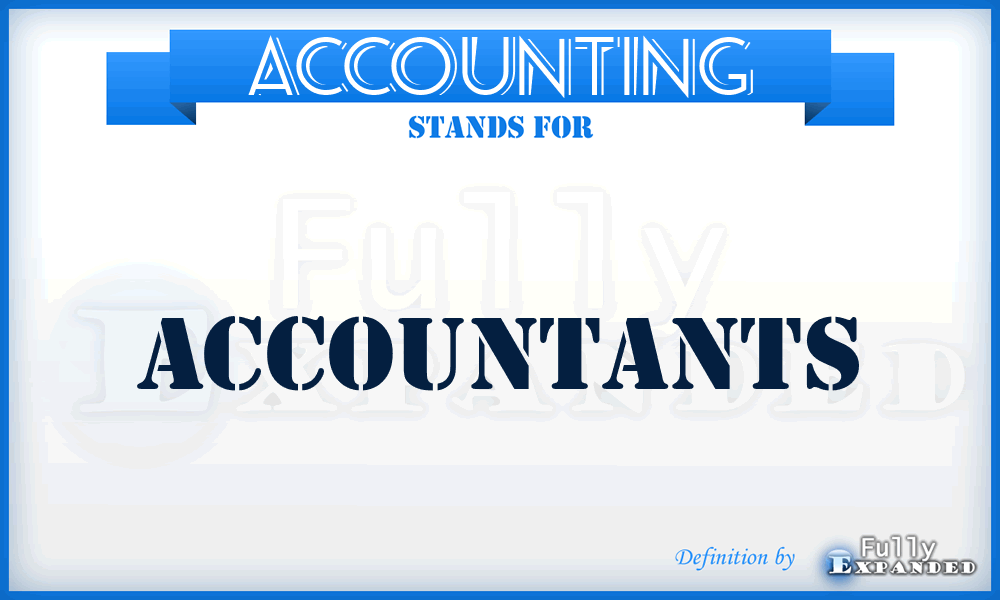 ACCOUNTING - Accountants