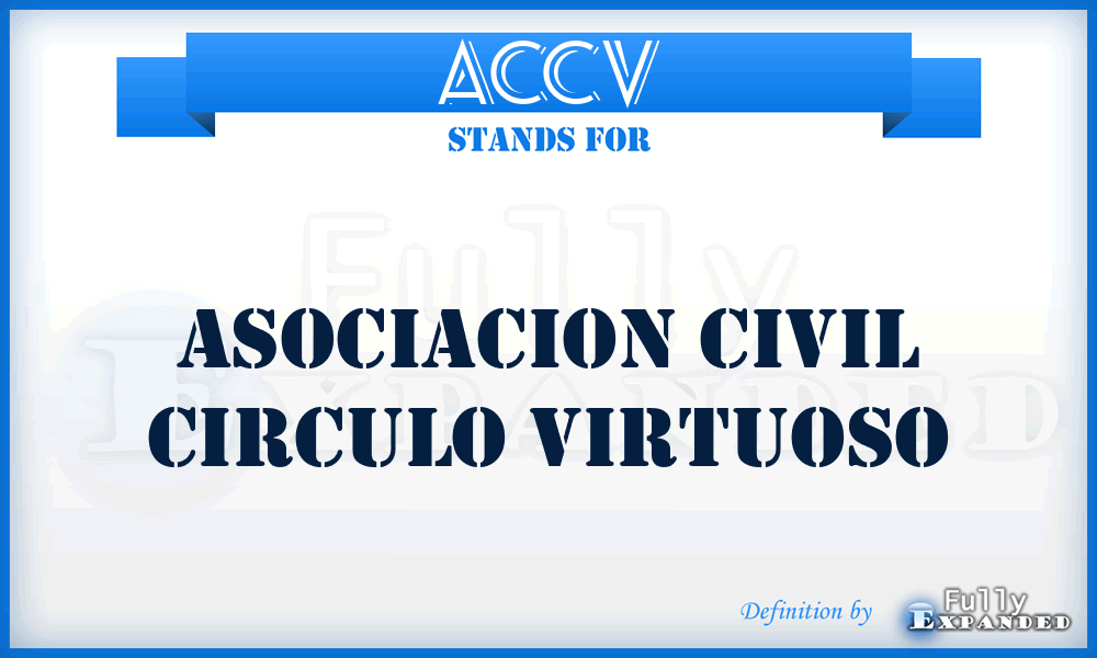 ACCV - Asociacion Civil Circulo Virtuoso