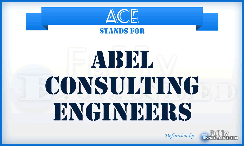 ACE - Abel Consulting Engineers