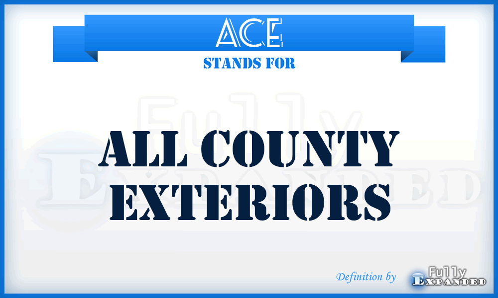ACE - All County Exteriors