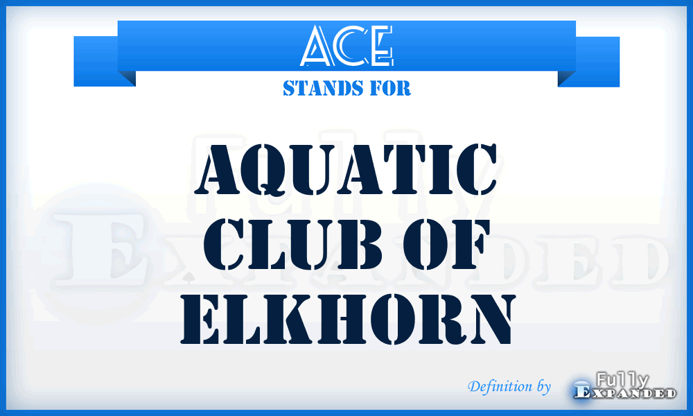 ACE - Aquatic Club of Elkhorn