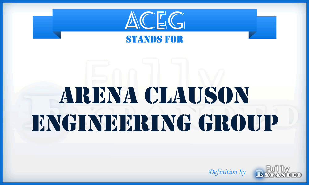 ACEG - Arena Clauson Engineering Group