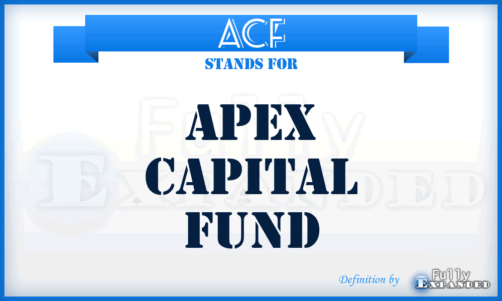 ACF - Apex Capital Fund