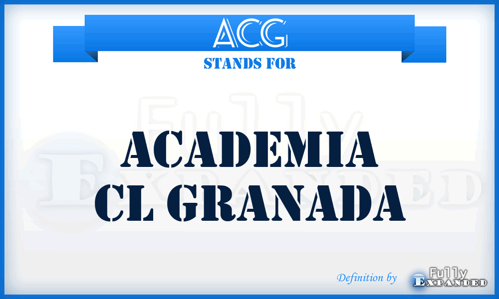 ACG - Academia Cl Granada