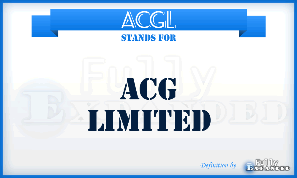 ACGL - ACG Limited