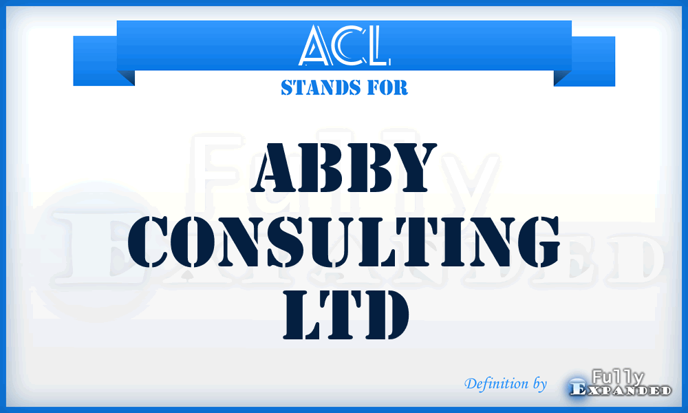 ACL - Abby Consulting Ltd