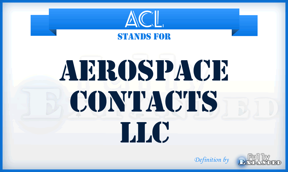 ACL - Aerospace Contacts LLC