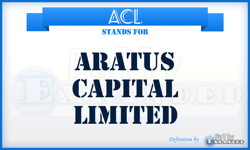 ACL - Aratus Capital Limited