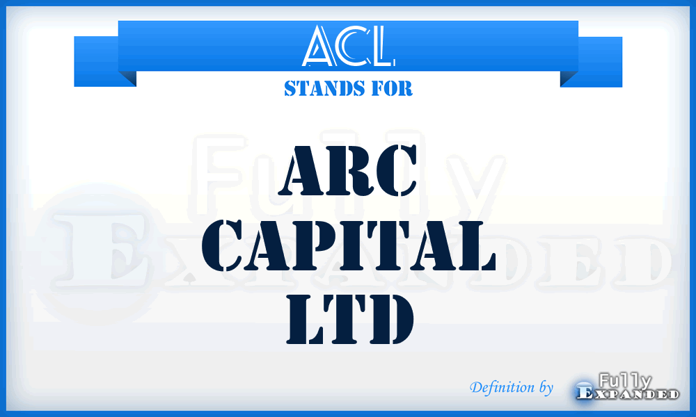 ACL - Arc Capital Ltd