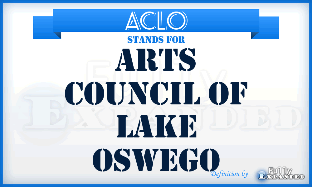 ACLO - Arts Council of Lake Oswego