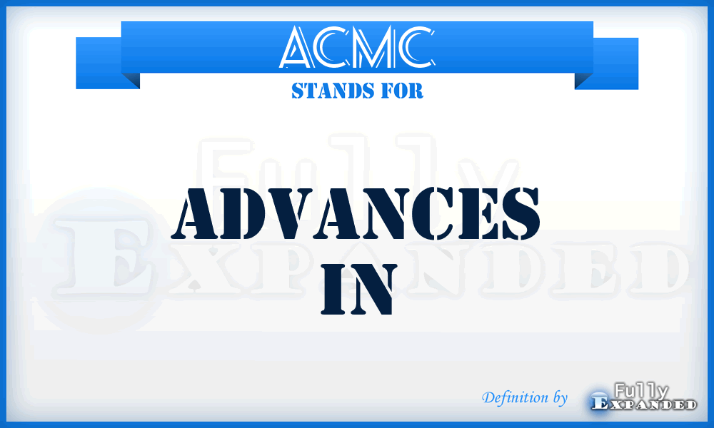 ACMC - Advances in