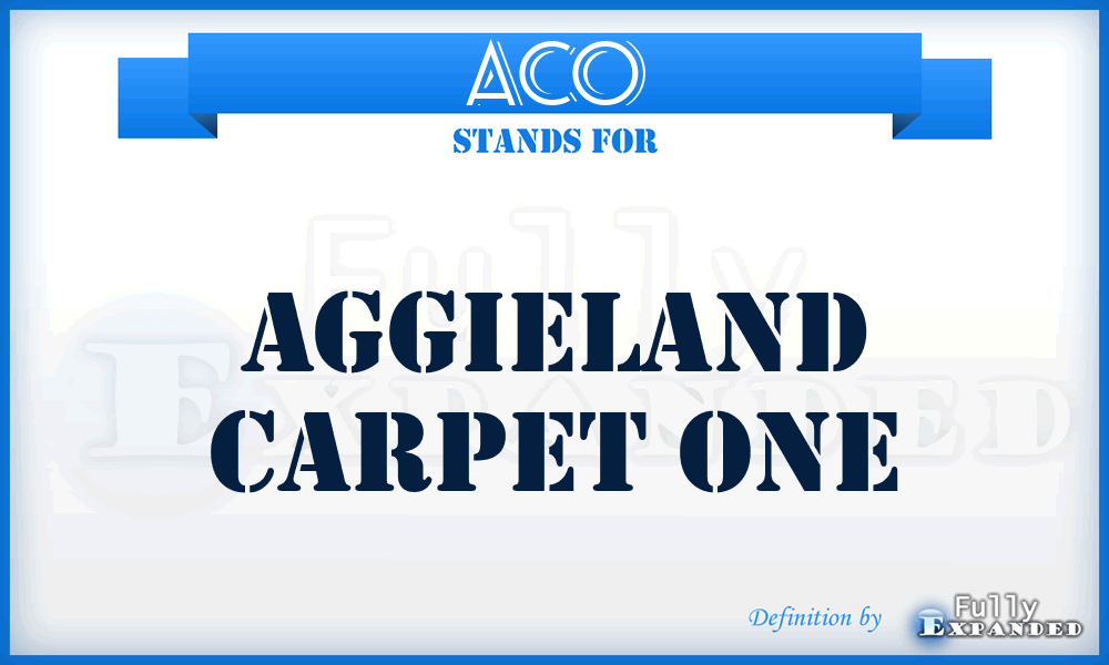 ACO - Aggieland Carpet One