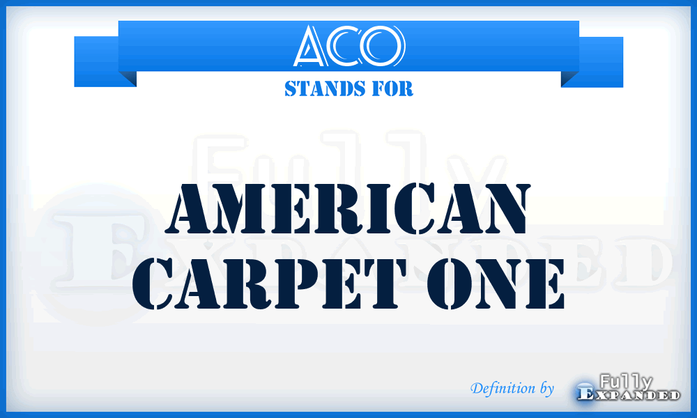 ACO - American Carpet One