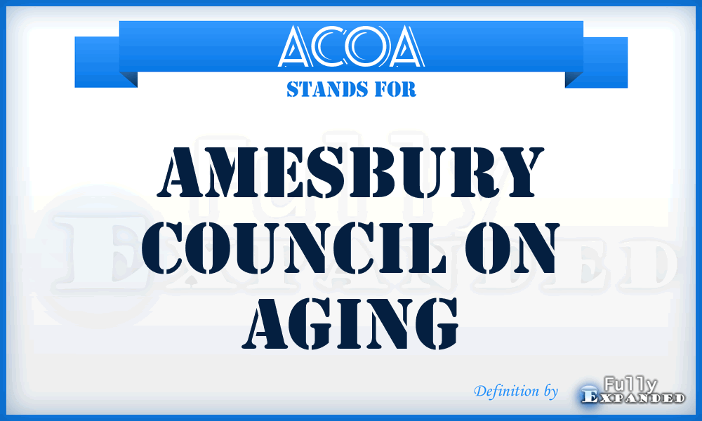 ACOA - Amesbury Council On Aging