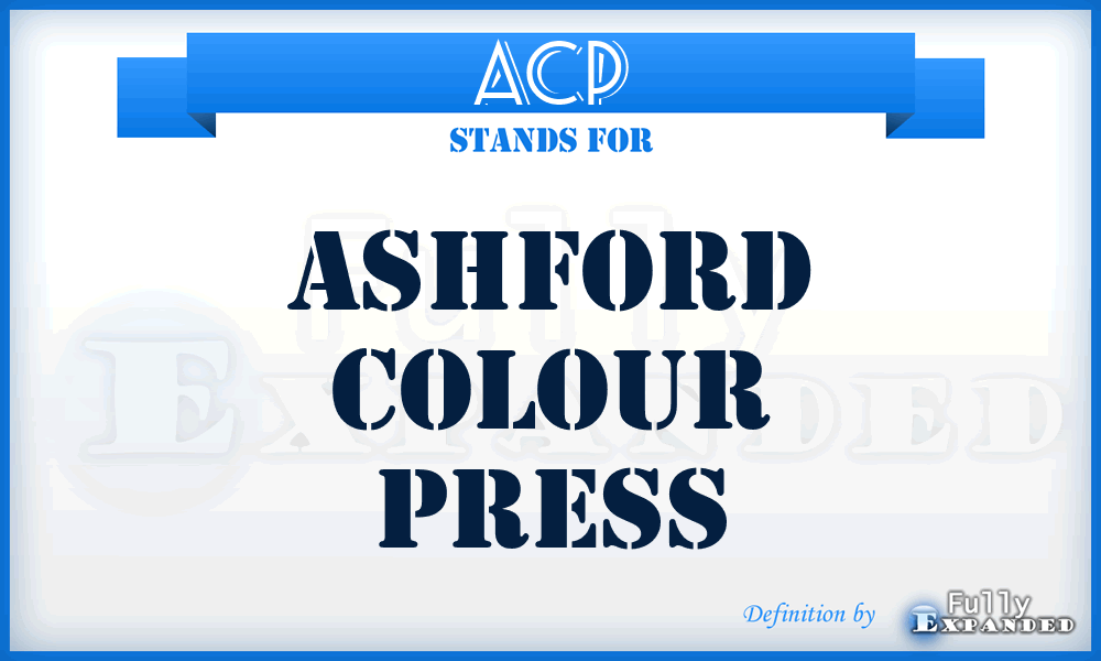ACP - Ashford Colour Press