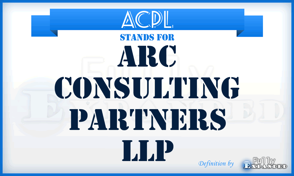 ACPL - Arc Consulting Partners LLP