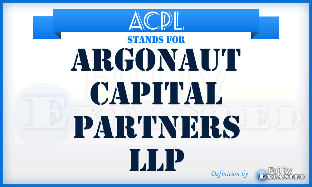 ACPL - Argonaut Capital Partners LLP