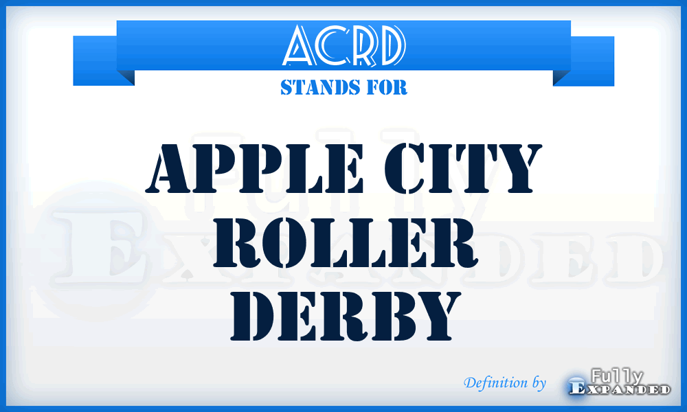 ACRD - Apple City Roller Derby