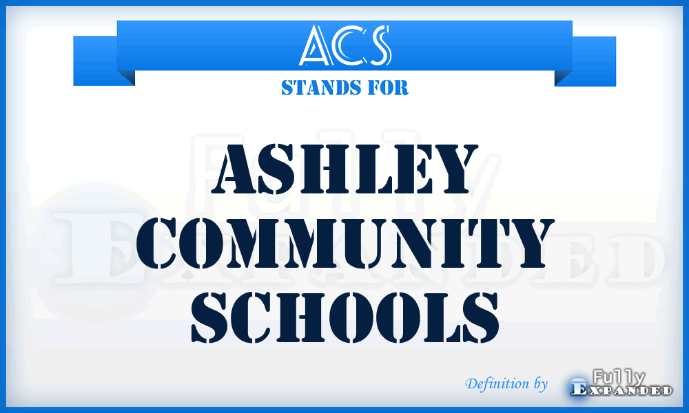 ACS - Ashley Community Schools