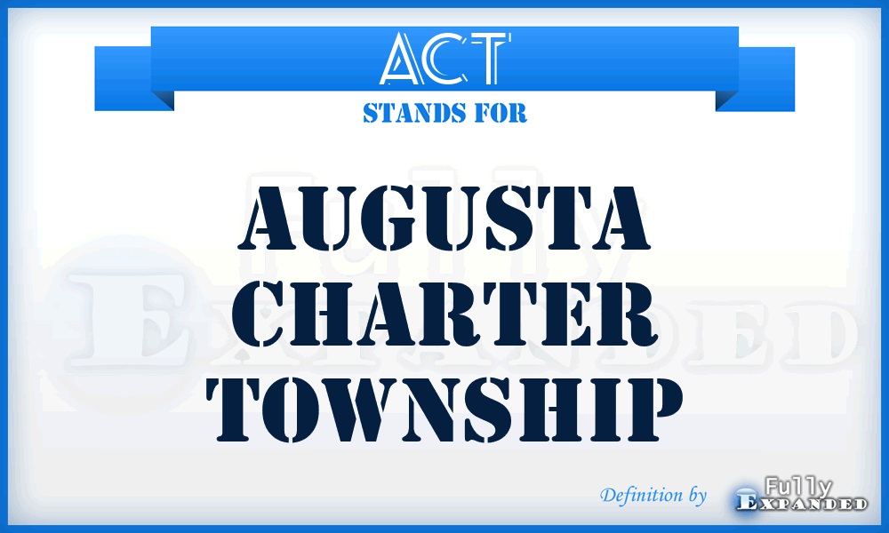 ACT - Augusta Charter Township