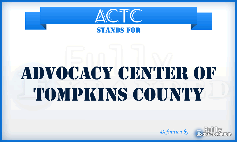 ACTC - Advocacy Center of Tompkins County