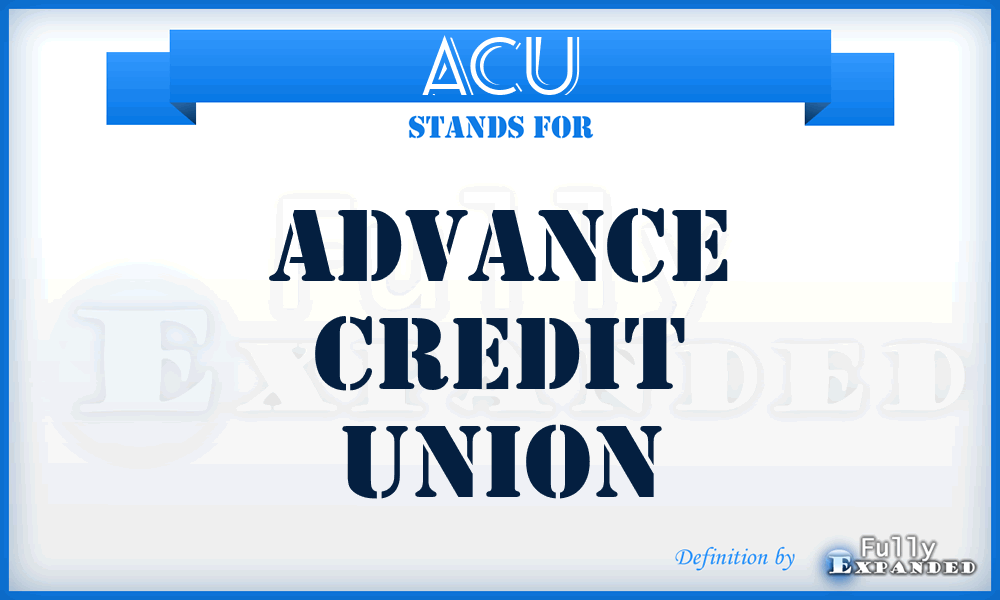 ACU - Advance Credit Union