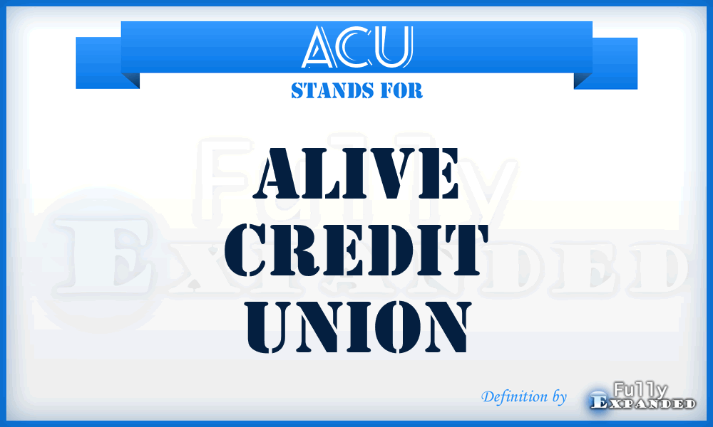 ACU - Alive Credit Union